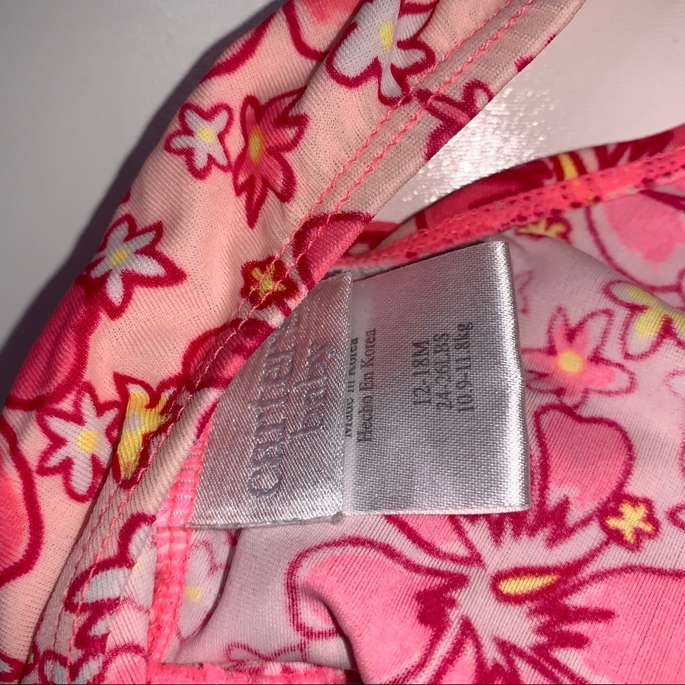 Carter’s baby floral swimsuit 12-18 months - Picture 3 of 3